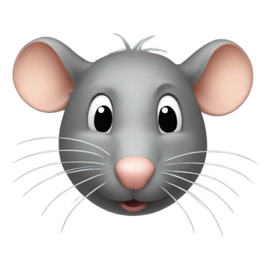 Rat sniffing  sticker
