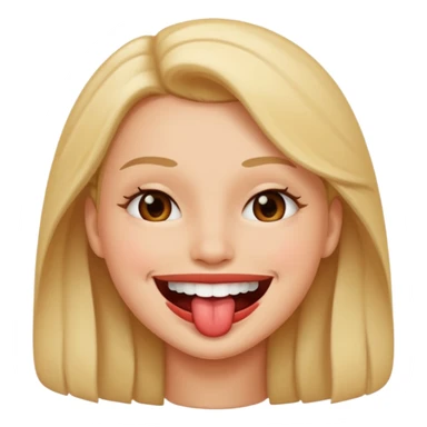 smiley qui se mord les levre  de maniere sexy sticker