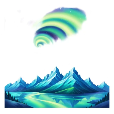 aurora sticker