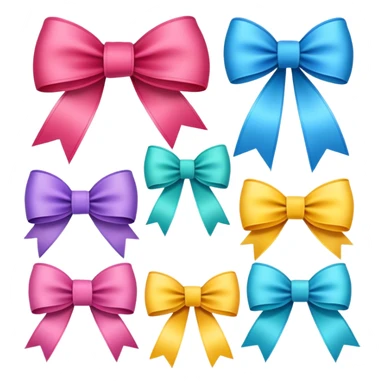 Laços e coisas fofas sticker