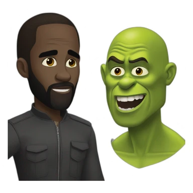 "death grips" mc ride and shrek singing sticker