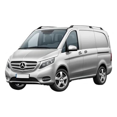 Mercedes V-Class van driving sticker