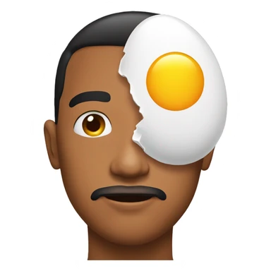 Egg on man’s face sticker
