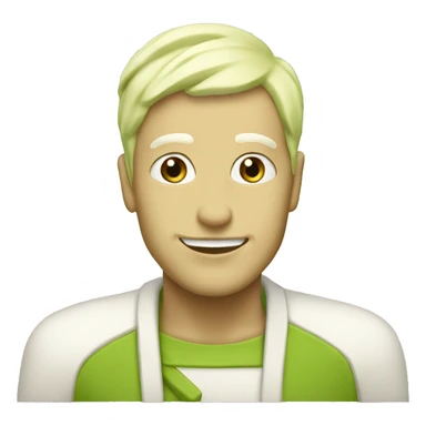 Blank Street White chocolate matcha sticker