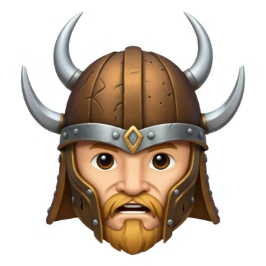 empty viking helmet  sticker