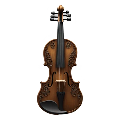 ghotic violin sticker
