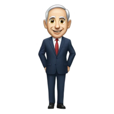 Netanyahu sticker