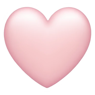 Light pink heart sticker