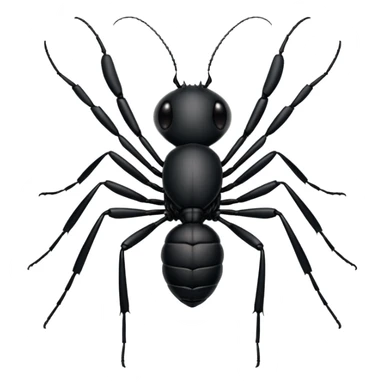 Giant scary ant sticker