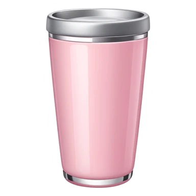 Light pink tumbler without face sticker