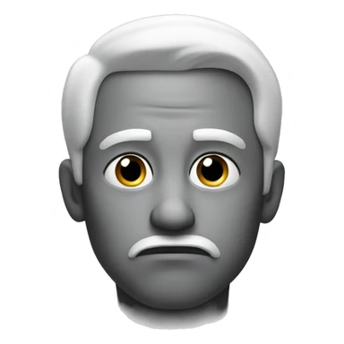 Looking to side disgusted sticker