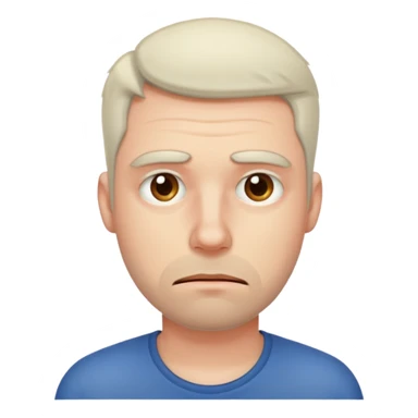 exhausted man sticker