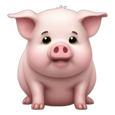 Piggie triste sticker
