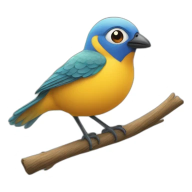 emojis zeigt vogel sticker