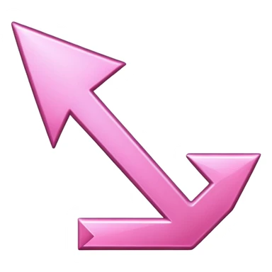 Pink go back u shape arrow  sticker