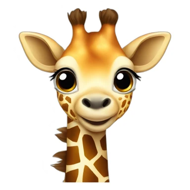 baby giraffe sticker