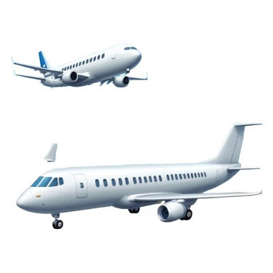 planes next to terminal building sticker