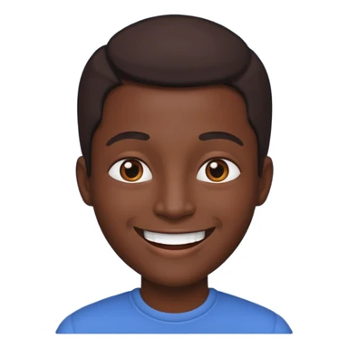 really dark black person sticker