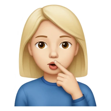 Shh-shh-shh. Quiet. Shut up sticker