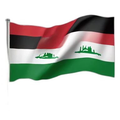 iraq flag sticker