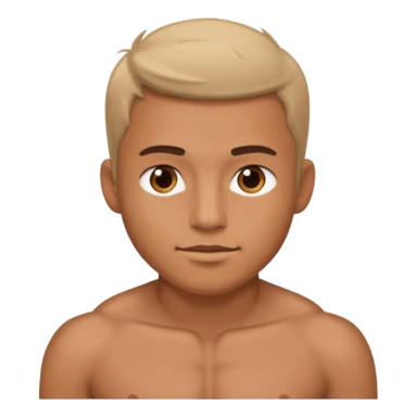 A shirtless man sticker