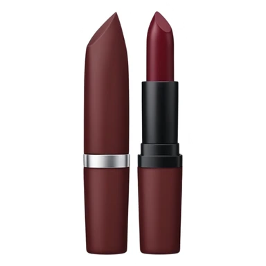 Burgundy brown lipstick  sticker
