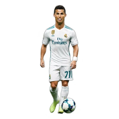 cristiano ronaldo at real madrid sticker