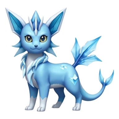 Vaporeon-Glaceon-Suicune-Amaura-Dialga-fusion sticker