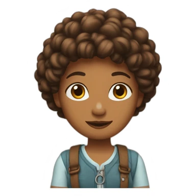 Milly bobi brown sticker