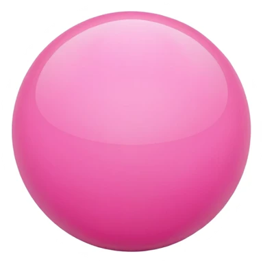 Pink toy ball sticker