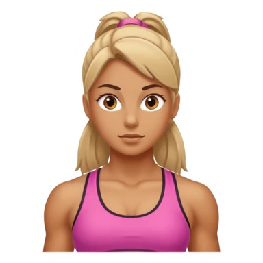 Gym girl sticker