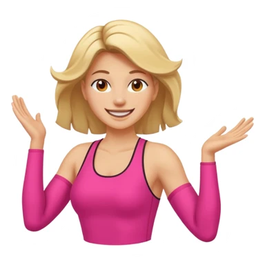 j'ai besoin d'un emoji qui encourage les femme a faire le sport sticker