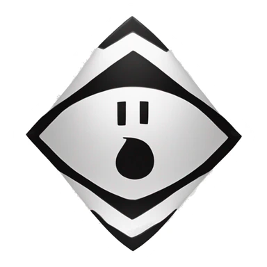 the number 28 in black font in the center of a white rhombus with black borders sticker