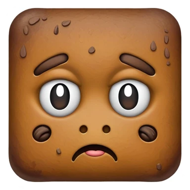 frowning poop emoji sticker