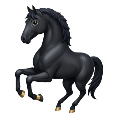 Black horse 🐎 sticker