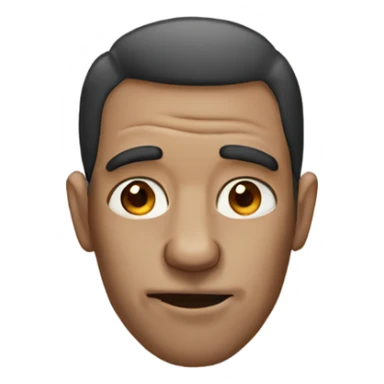 Man with really ugly nose sticker