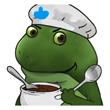 Bufo covered in chocolate  sticker