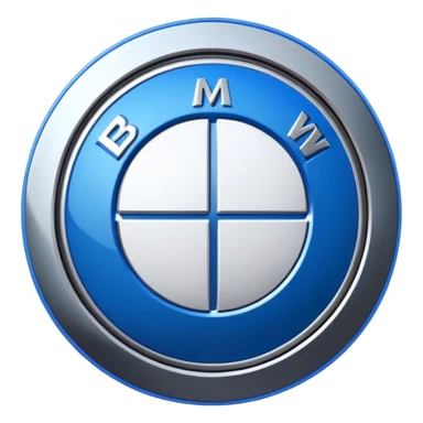 Logo de bmw mejor hecho sticker