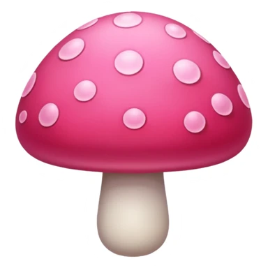 Pink mushroom  sticker