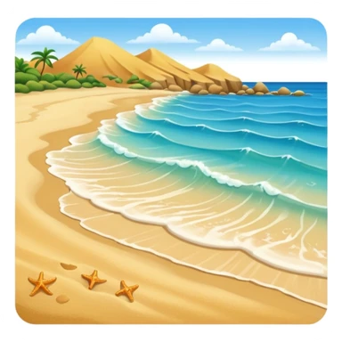 Sea beach sticker