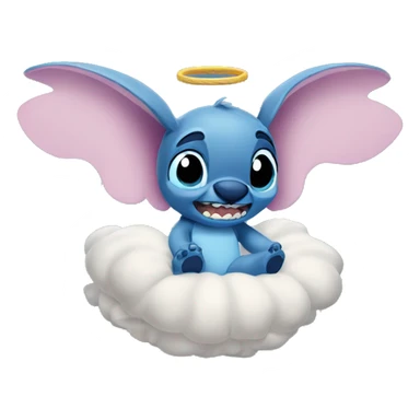 Stitch and Angel sticker