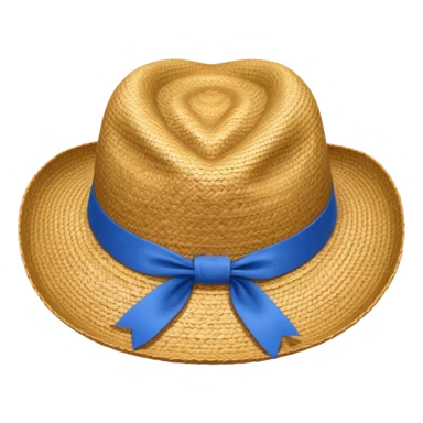 Straw hat  sticker