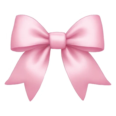Light pink bows sticker