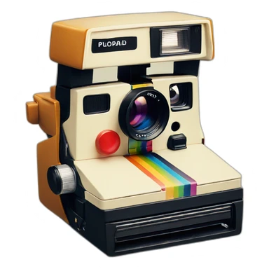 old polaroid sticker