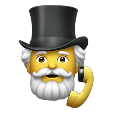 karl marx shouts into the phone sticker