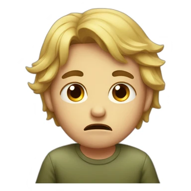 qwerty crying that his family abandoned him sticker