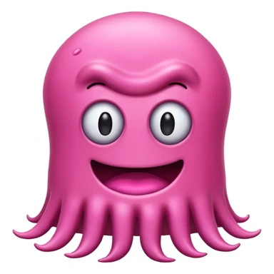 pink slime monster sticker