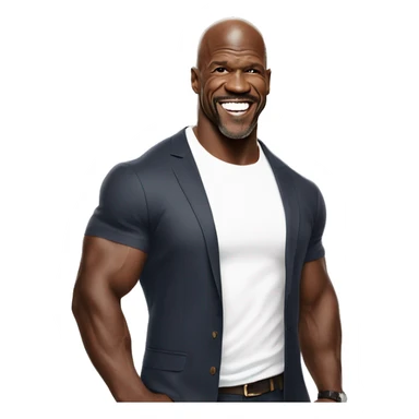 terry crews smiling  sticker