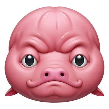 korean leader as a blobfish sticker