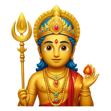 Create god murugan om emoji sticker